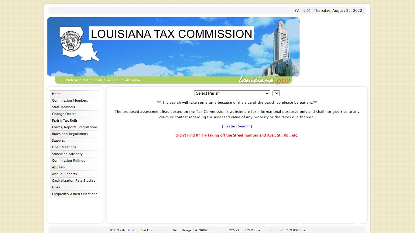 Louisiana Tax Commission